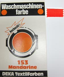 DEKA Waschmaschinen-Farbe mandarine 153
